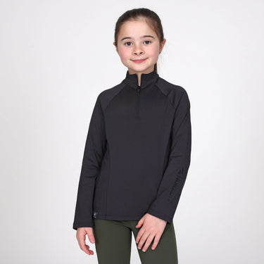 Shires Aubrion React Winter Base Layer - Young Rider Charcoal| Online For Equine
