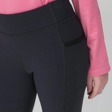 Shires Aubrion React Winter Tights- Young Rider Charcoal| Online For Equine