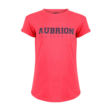 Buy Shires Aubrion Repose Young Rider Coral T-Shirt| Online for Equine