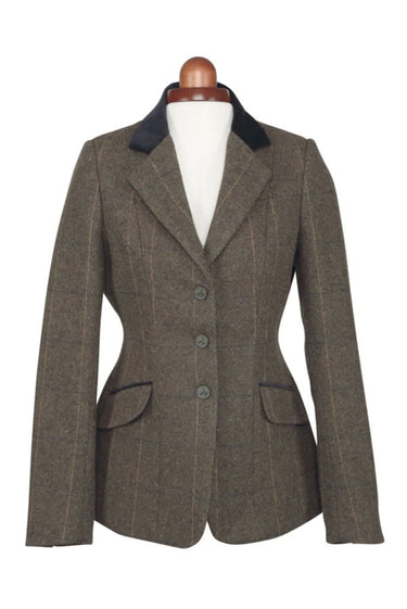 Veste élégante pour femmes, grise avec fines rayures blanches 16612 Veste élégante pour femmes, grise avec fines rayures blanches 16612