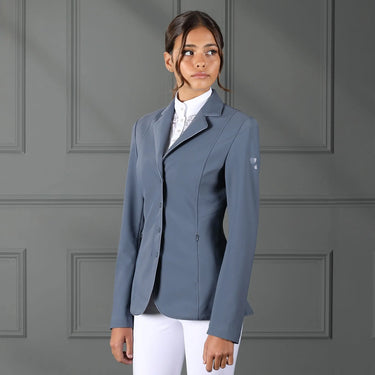 Buy the Shires Aubrion Storm Grey Young Rider Dartford Show Jacket | Online for Equine