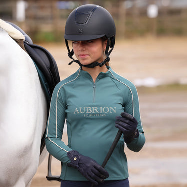 Shires Aubrion Thyme Equestrian Long Sleeve Base Layer -Young Rider| Online For Equine