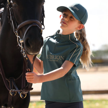 Shires Aubrion Thyme Equestrian Short Sleeve Base Layer -Young Rider| Online For Equine