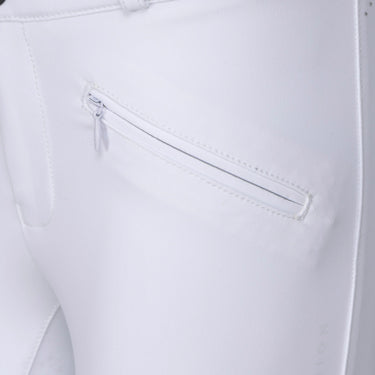 Shires Aubrion White Optima GX Breeches - Young Rider| Online For Equine