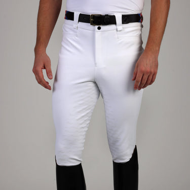 Shires Aubrion White Optima MX-FG Breeches - Mens| Online For Equine