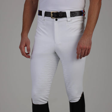 Shires Aubrion White Optima MX-FG Breeches - Mens| Online For Equine