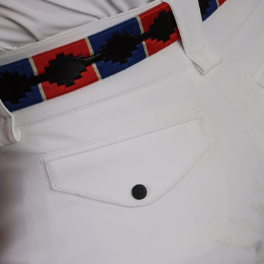 Shires Aubrion White Optima MX-FG Breeches - Mens| Online For Equine