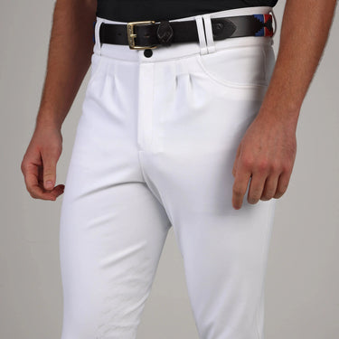 Shires Aubrion White Optima MX-LG Breeches - Mens| Online For Equine