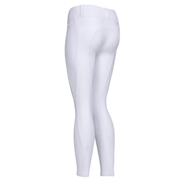 Shires Aubrion White Optima MX Riding Tights - Young Rider| Online For Equine