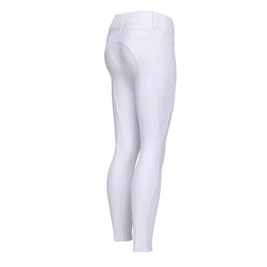 Shires Aubrion White Optima MX Riding Tights - Young Rider| Online For Equine