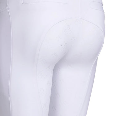 Shires Aubrion White Optima MX Riding Tights - Young Rider| Online For Equine