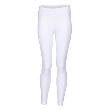 Shires Aubrion White Optima MX Riding Tights - Young Rider| Online For Equine