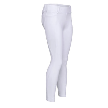 Shires Aubrion White Optima MX Riding Tights - Young Rider| Online For Equine