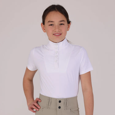 Shires Aubrion White Optima MX Show Shirt - Young Rider| Online For Equine