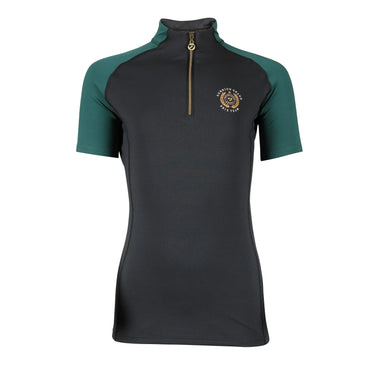 Buy the Shires Aubrion Young Rider Black Team Short Sleeve Base Layer | Online for Equine