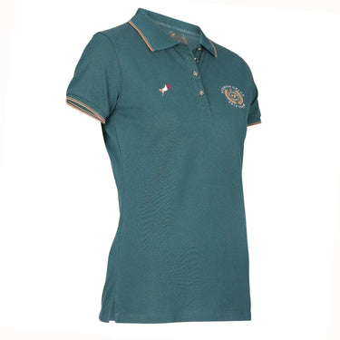Buy Shires Aubrion Young Rider Green Team Polo Shirt| Online for Equine