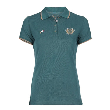 Buy Shires Aubrion Young Rider Green Team Polo Shirt| Online for Equine
