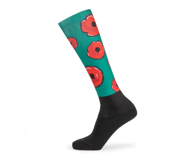Buy Shires Aubrion Young Rider Hyde Park XC Floral Socks| Online for Equine