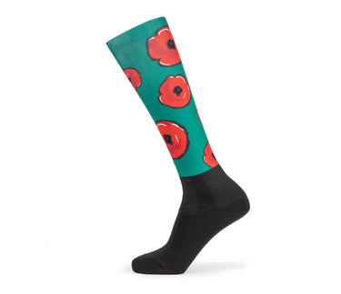 Buy Shires Aubrion Young Rider Hyde Park XC Floral Socks| Online for Equine