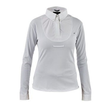 Shires Aubrion Young Rider Long Sleeve White Tie Shirt| Online For Equine
