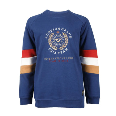 Buy Shires Aubrion Young Rider Navy Team Sweatshirt - 7-8 Years| Online for Equine