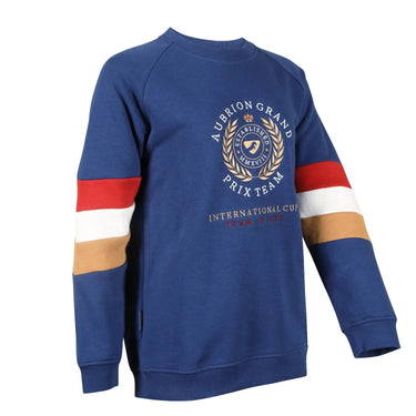 Buy Shires Aubrion Young Rider Navy Team Sweatshirt - 7-8 Years| Online for Equine