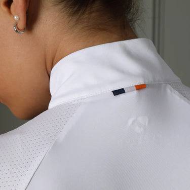 Buy the Shires Aubrion Young Rider Newbel White Show Shirt | Online for Equine