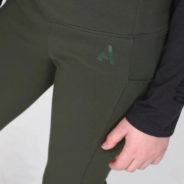 Shires Aubrion Young Rider React Crossover Riding Tight Khaki| Online For Equine