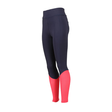 Buy Shires Aubrion Young Rider Rhythm Mesh Navy Riding Tights - 7-8 Years| Online for Equine