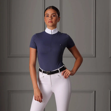 Buy the Shires Aubrion Young Rider Walston Show Shirt | Online for Equine