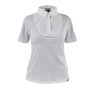 Buy the Shires Aubrion Young Rider White Short Sleeve Tie Shirt | Online for Equine