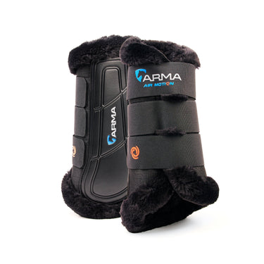 Shires Black ARMA Air Motion SupaFleece Brushing Boots| Online For Equine