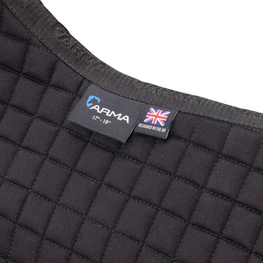 Shires Black ARMA Deluxe Cotton Dressage Saddlecloth| Online For Equine