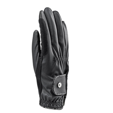 Shires Black Aubrion Stadium FlexFit Riding Gloves - Child| Online For Equine