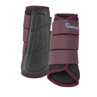 Shires Black Cherry ARMA Contour Pro Brushing Boots| Online For Equine
