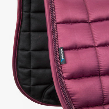 Shires Black Cherry ARMA Eltar Satin Dressage Saddlecloth| Online For Equine