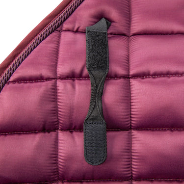 Shires Black Cherry ARMA Eltar Satin Jump Saddlecloth| Online For Equine