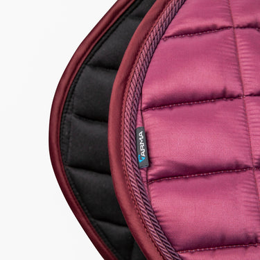 Shires Black Cherry ARMA Eltar Satin Jump Saddlecloth| Online For Equine