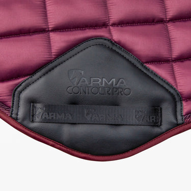 Shires Black Cherry ARMA Eltar Satin Jump Saddlecloth| Online For Equine