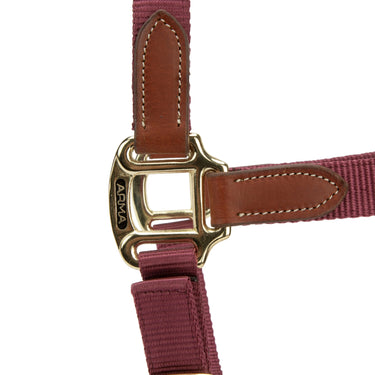 Shires Black Cherry ARMA Porto Headcollar| Online For Equine