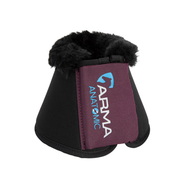 Shires Black Cherry ARMA SupaFleece Neoprene Over Reach Boots| Online For Equine