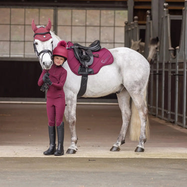 Shires Black Cherry Aubrion Eltar Base Layer - Young Rider| Online For Equine