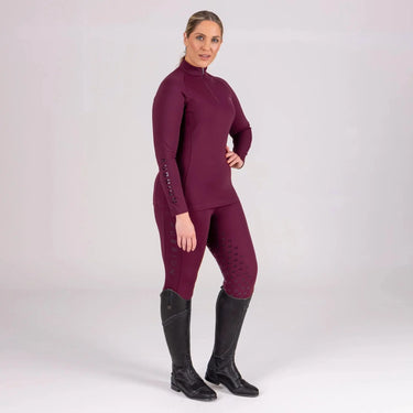 Shires Black Cherry Aubrion Eltar Base Layer| Online For Equine