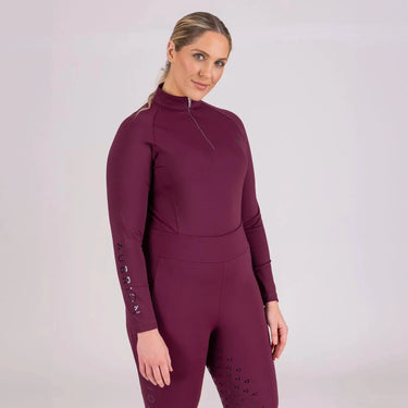 Shires Black Cherry Aubrion Eltar Base Layer| Online For Equine