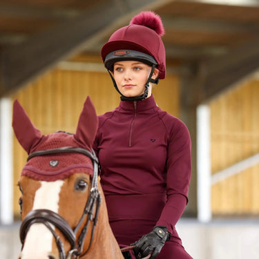 Shires Black Cherry Aubrion Eltar Base Layer| Online For Equine