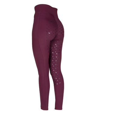 Shires Black Cherry Aubrion Eltar Riding Tights - Young Rider| Online For Equine