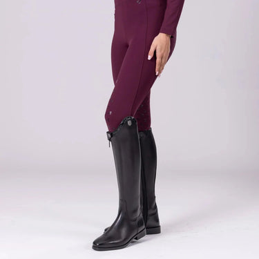 Shires Black Cherry Aubrion Eltar Riding Tights| Online For Equine