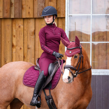Shires Black Cherry Aubrion Eltar Riding Tights| Online For Equine