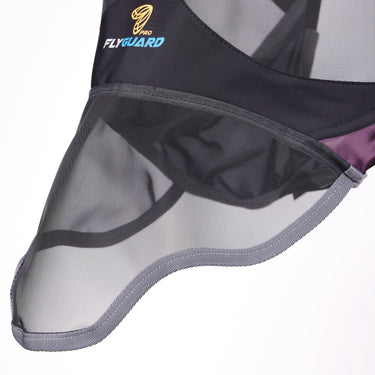 Shires Black Cherry FlyGuard Pro Deluxe Fly Mask with Ears & Nose| Online For Equine