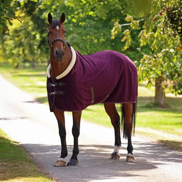 Shires Black Cherry Shires Deluxe Fleece Rug| Online For Equine